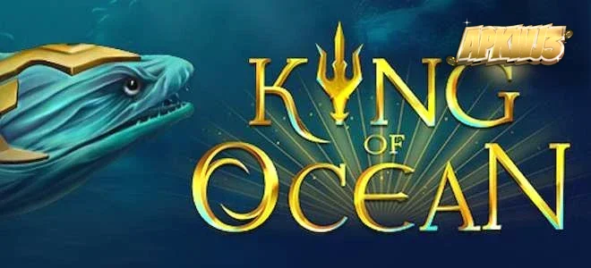 Tampilan visual bawah laut yang penuh aksi dalam permainan King of Ocean